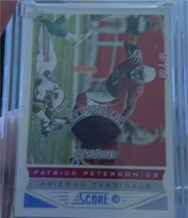 2010 Score SP #85 Patrick Peterson — front