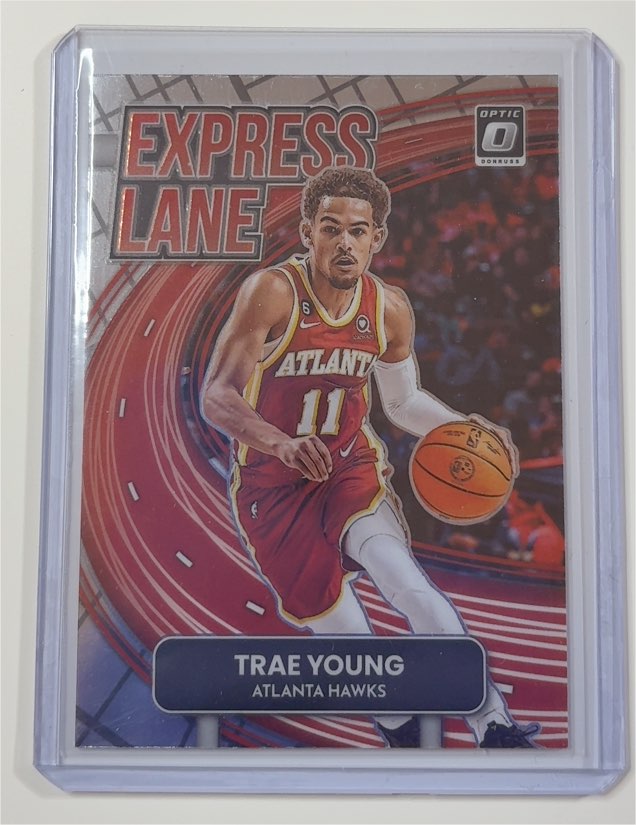 2022-23 Panini Donruss Optic Express Lane #3 Trae Young — front
