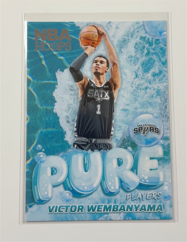 2024-25 Panini NBA Hoops #9 Victor Wembanyama Pure Players — front
