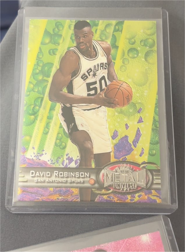 1997-98 Skybox Metal Universe #78 David Robinson — front