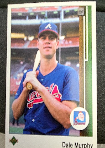 1989 Upper Deck #357 Dale Murphy — front