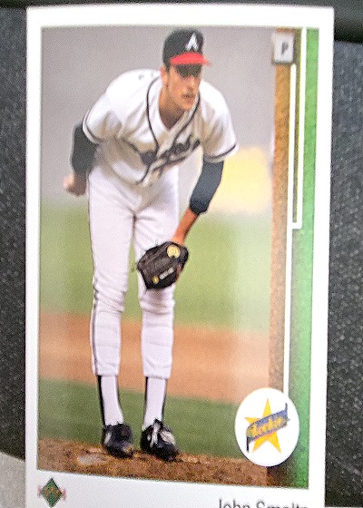 1989 Upper Deck #17 John Smoltz — front
