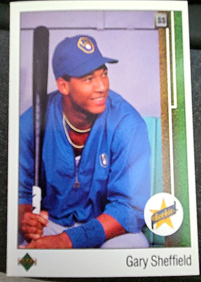 1989 Upper Deck #13 Gary Sheffield — front