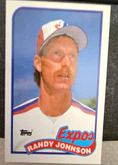 1989 Topps #647 Randy Johnson Rookie Card — front