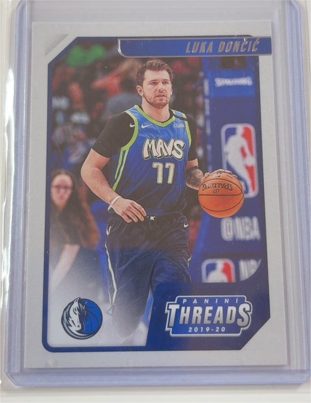 2019-20 Panini Chronicles Threads #100 Luka Doncic — front
