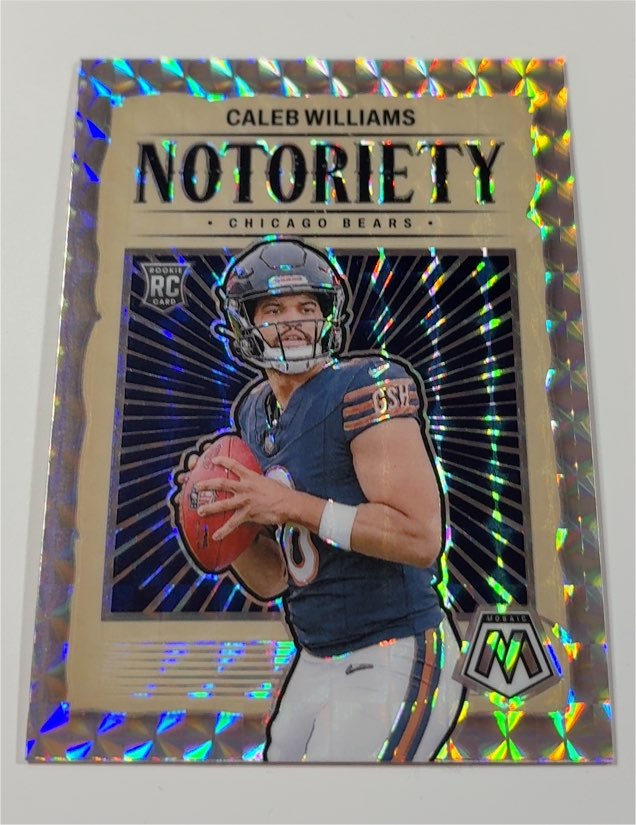 2024 Panini Mosaic #18 Caleb Williams Notoriety — front