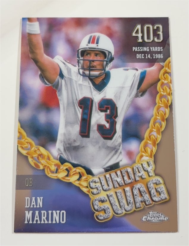 2024 Topps Chrome #SS-6 Dan Marino Sunday Swag — front
