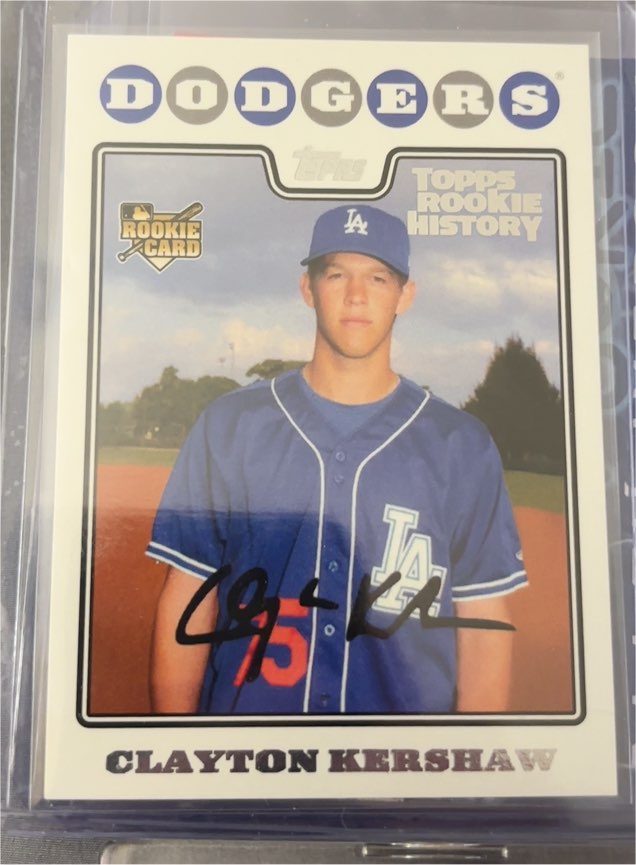 2018 Topps Archives Rookie History #UH240 Clayton Kershaw — front