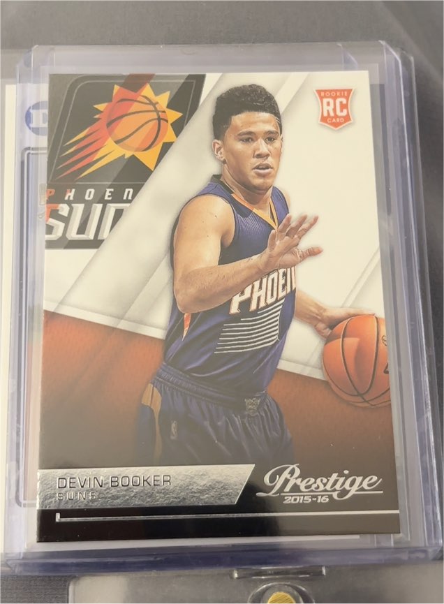 2015-16 Panini Prestige #221 Devin Booker Rookie Card — front