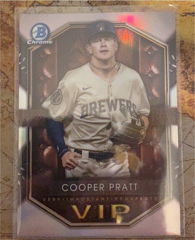 2025 Bowman Chrome #VIP-15 Cooper Pratt — front