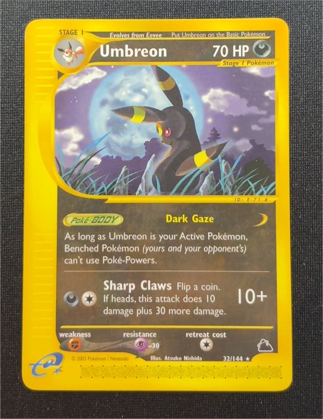 2003 Skyridge #32 Umbreon — front