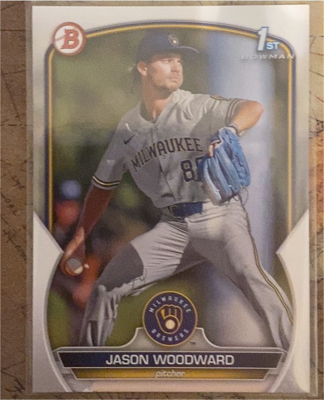 2023 Bowman Draft #BD-97 Jason Woodward — front