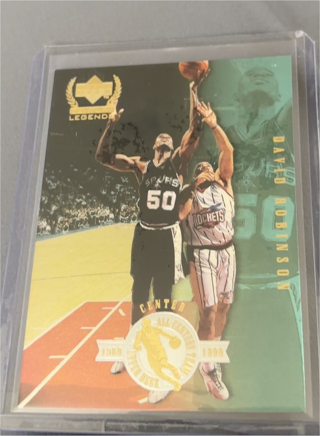 1994 Upper Deck Legends All-Century Team #A12 David Robinson — front