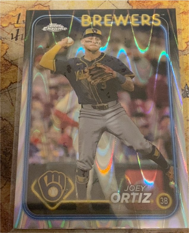 2024 Topps Chrome Update #USC156 Joey Ortiz — front