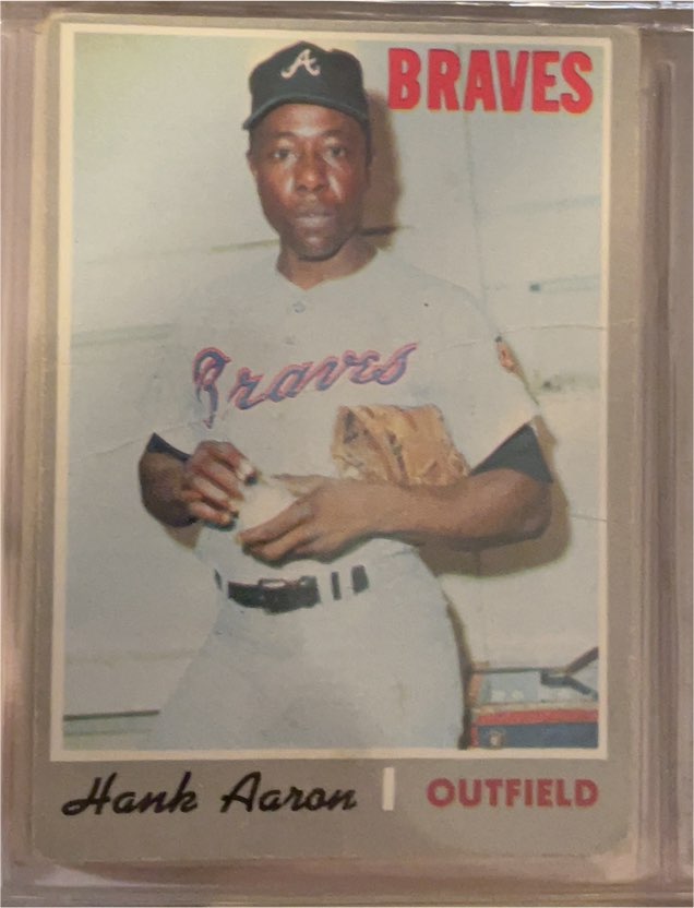 1970 Topps #500 Hank Aaron — front