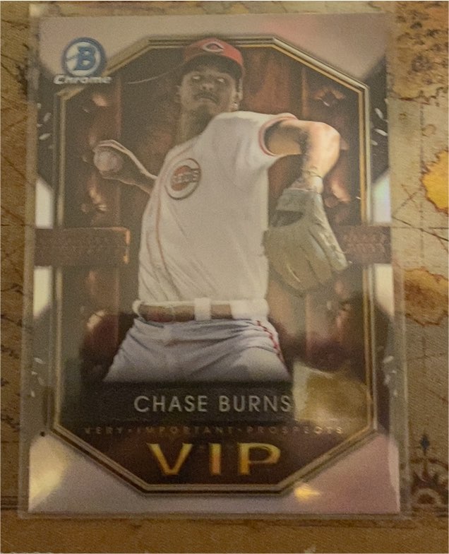 2025 Bowman Chrome VIP #VIP-7 Chase Burns — front