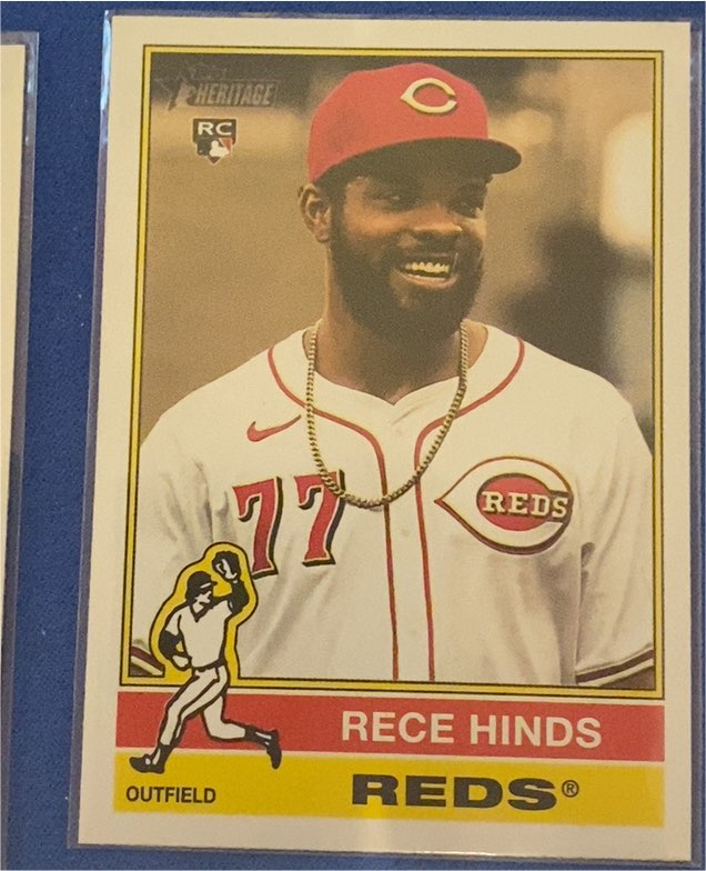 2025 Topps Heritage #211 Rece Hinds — front