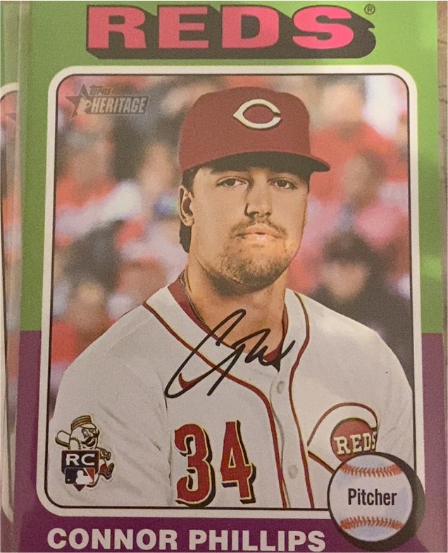 2024 Topps Heritage High Number #674 Connor Phillips — front