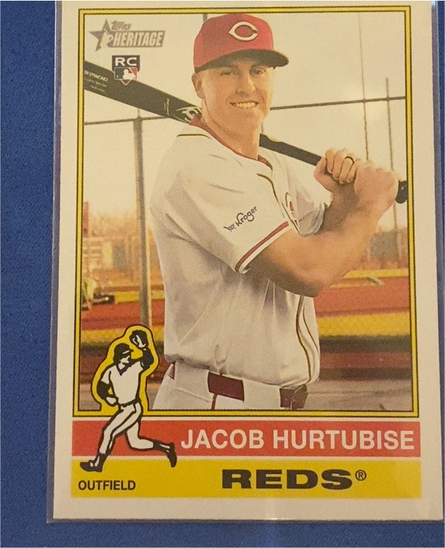2025 Topps Heritage #124 Jacob Hurtubise — front