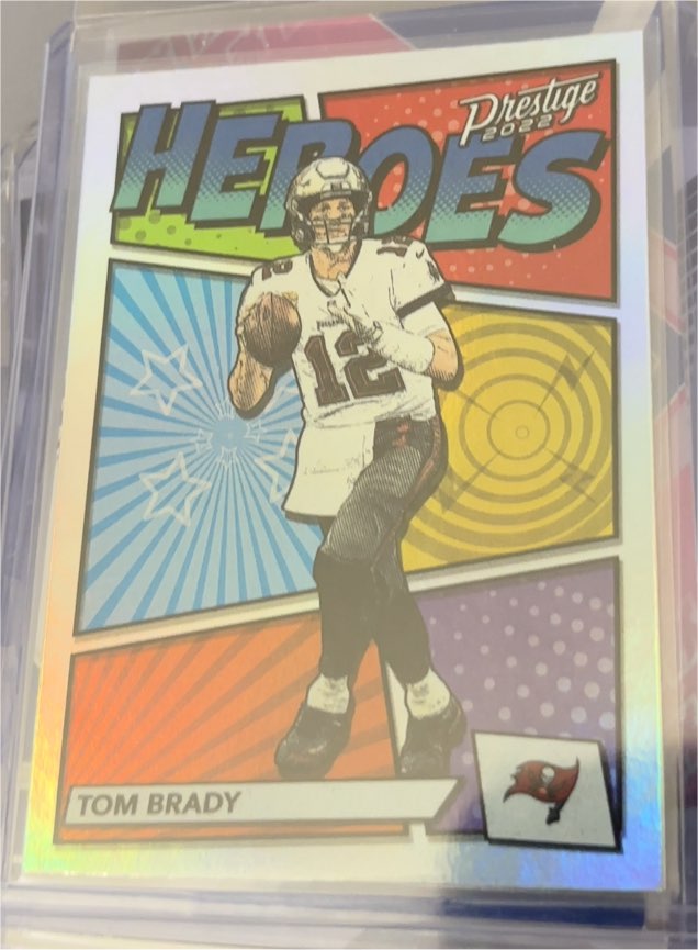 2022 Panini Prestige Heroes #H-15 Tom Brady — front