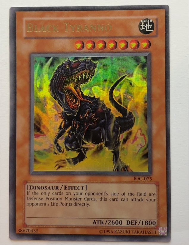 Yu-Gi-Oh! IOC-075 Black Tyranno — front