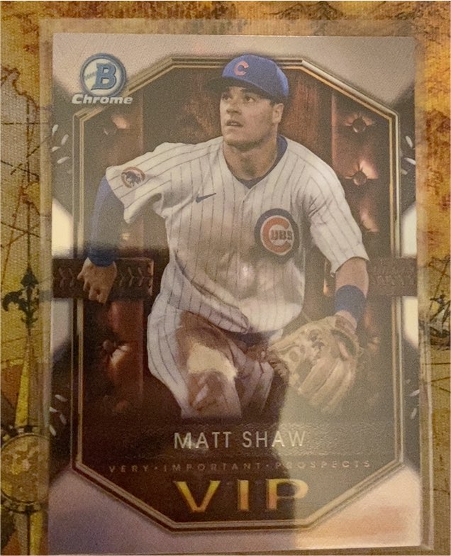 2025 Bowman Chrome VIP #VIP-6 Matt Shaw — front
