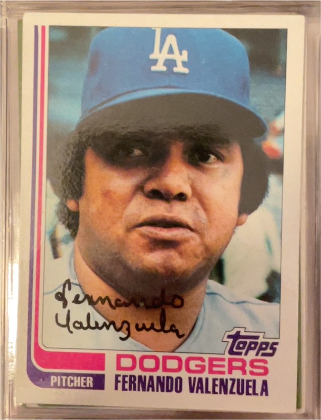 1982 Topps #510 Fernando Valenzuela — front