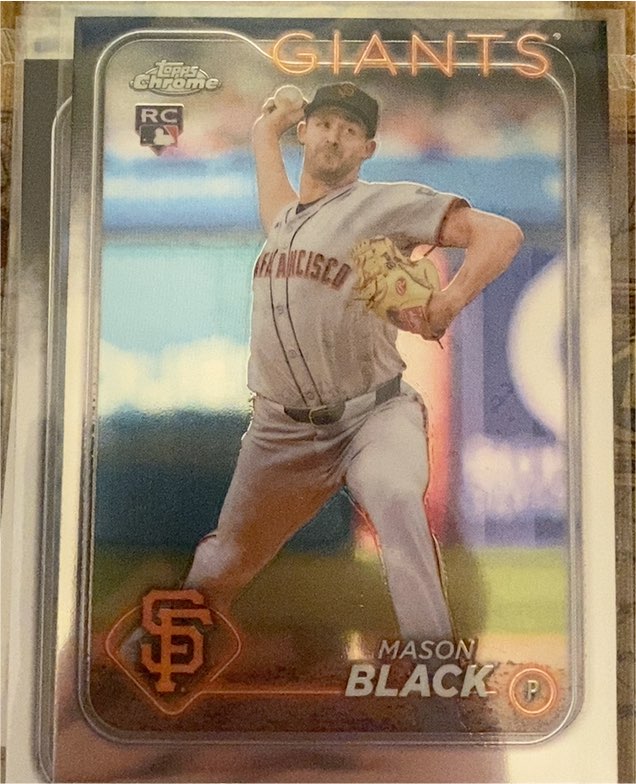 2024 Topps Chrome Update #US179 Mason Black — front