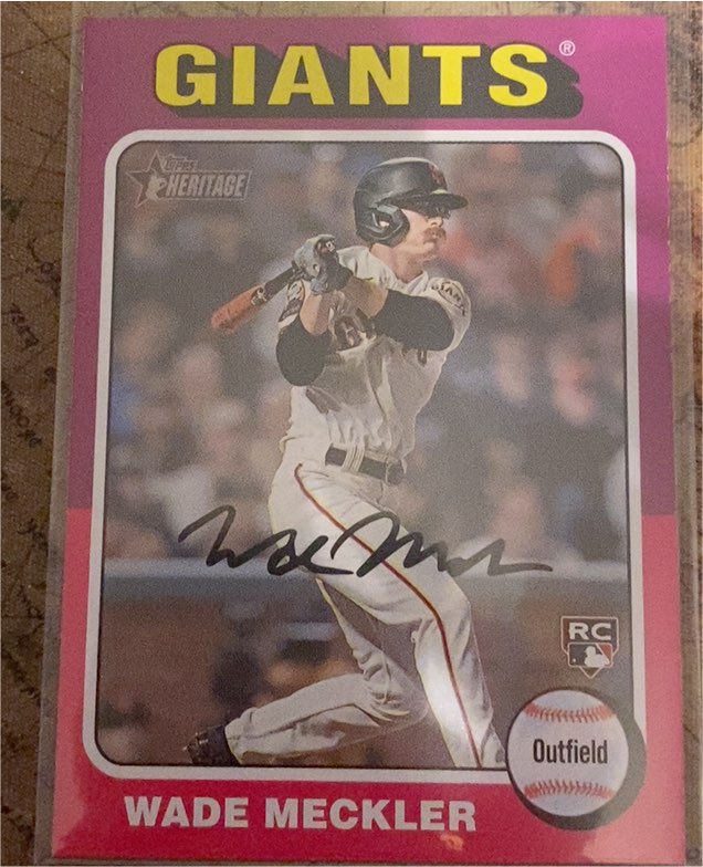 2024 Topps Heritage #179 Wade Meckler — front