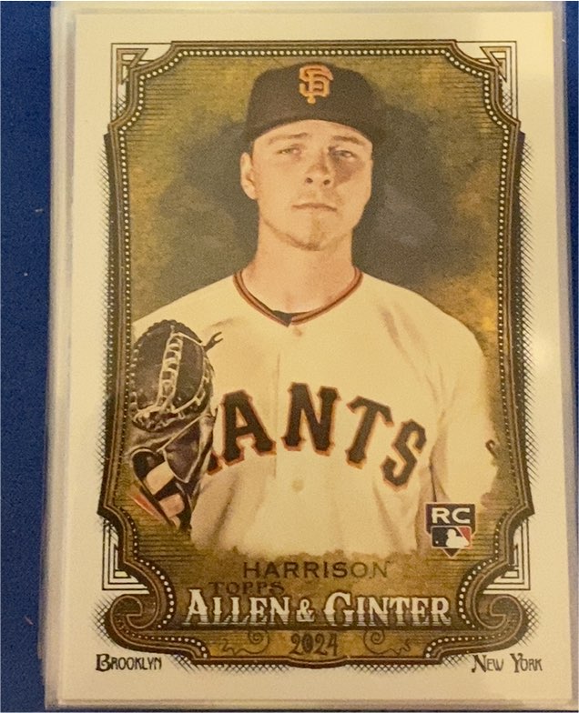 2024 Topps Allen & Ginter #72 Kyle Harrison — front