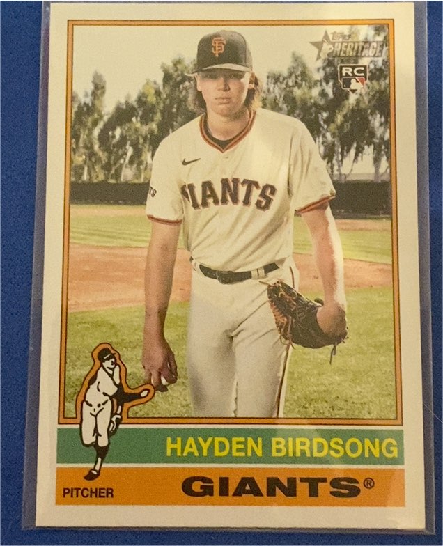 2025 Topps Heritage #324 Hayden Birdsong — front