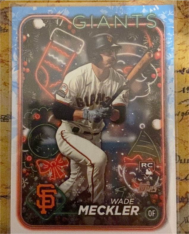 2024 Topps Holiday #H16 Wade Meckler — front