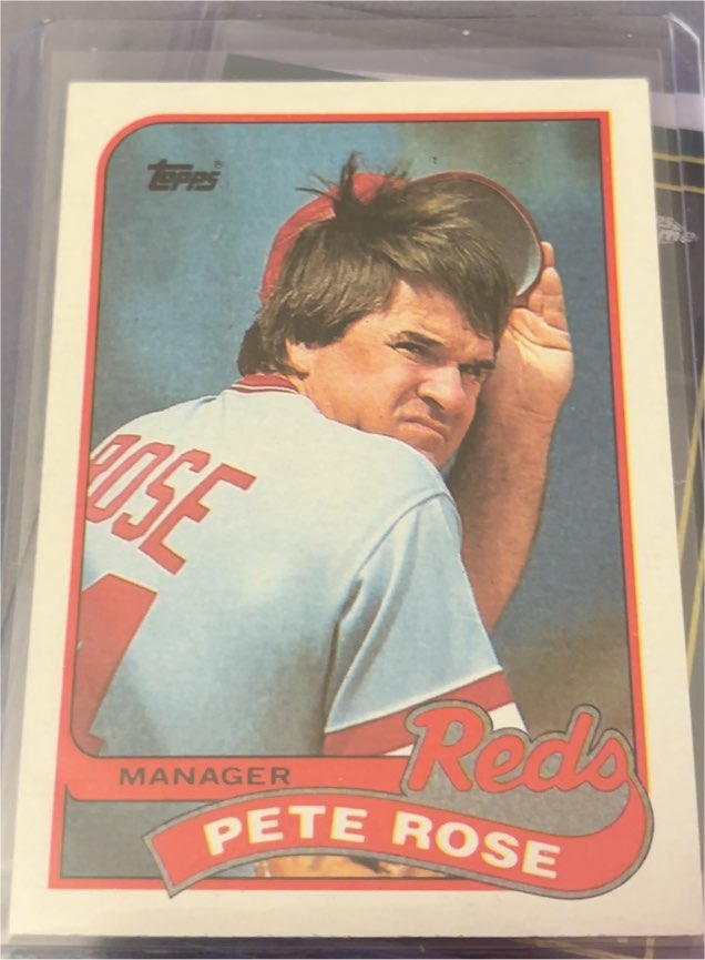 1989 Topps #505 Pete Rose — front