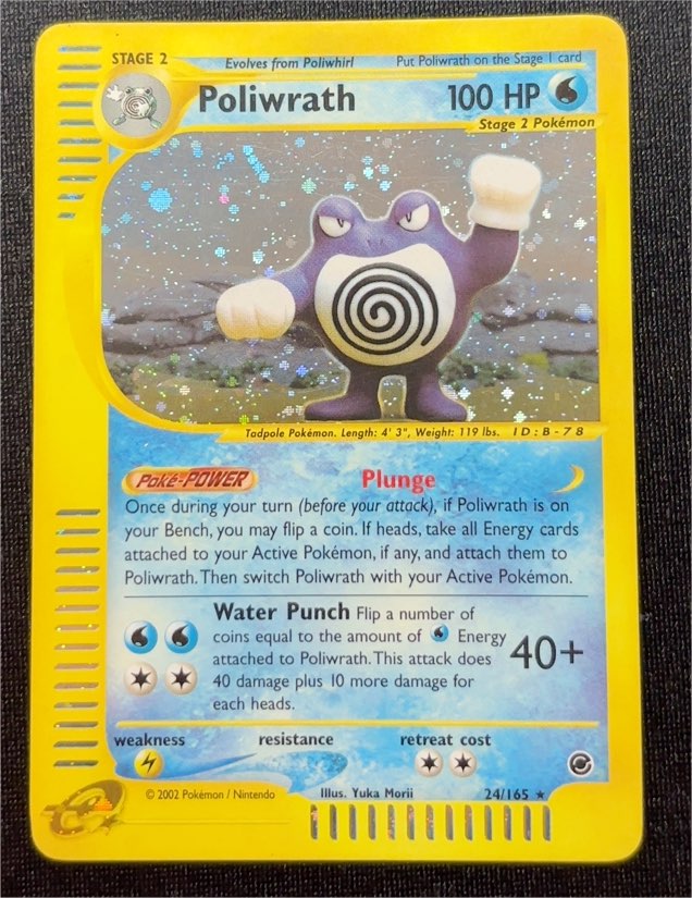 2002 Expedition #24 Poliwrath — front