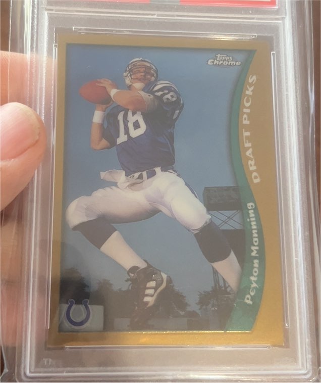 1998 Topps Chrome #165 Peyton Manning — front