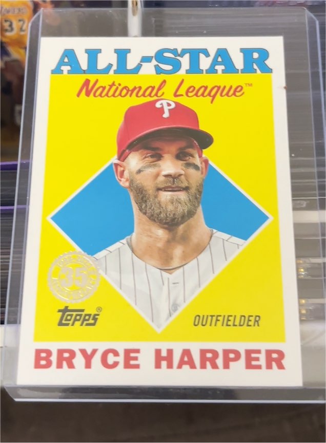 2023 Topps Series 2 Bryce Harper 1988 All-Star #88AS-34 — front