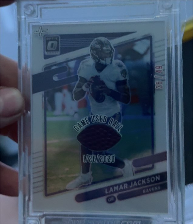 2020 Donruss Optic #49 Lamar Jackson — front