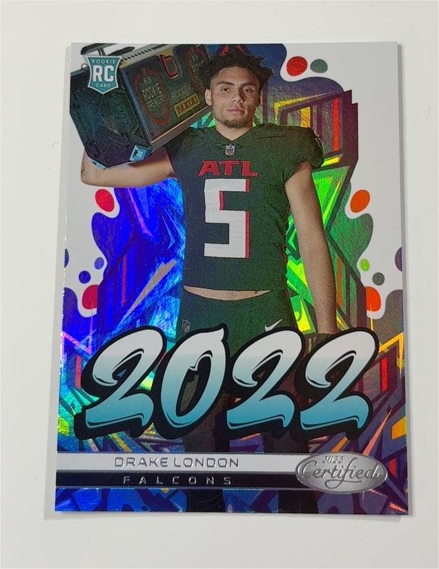 2022 Panini Certified #2022-8 Drake London — front