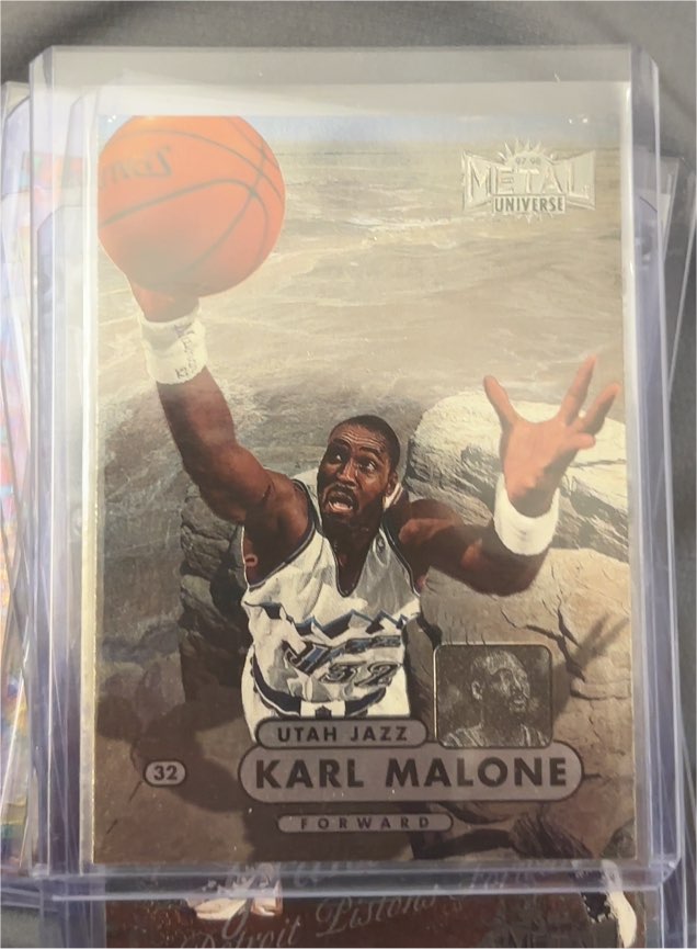 1997-98 Skybox Metal Universe #88 Karl Malone — front