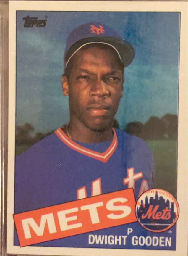 1985 Topps #620 Dwight Gooden — front