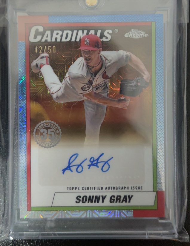2025 Topps Chrome #42 Sonny Gray — front