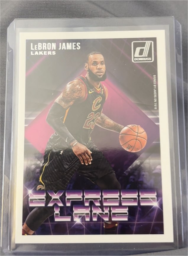 2018-19 Donruss #4 LeBron James Express Lane — front