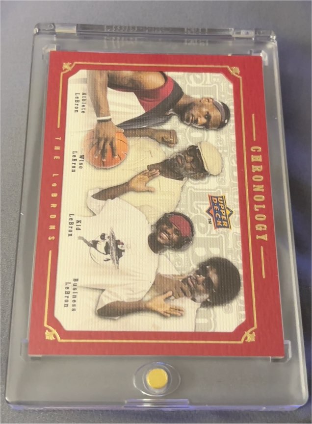 2007 Upper Deck Chronology The Lebrons #LJ LeBron James — front