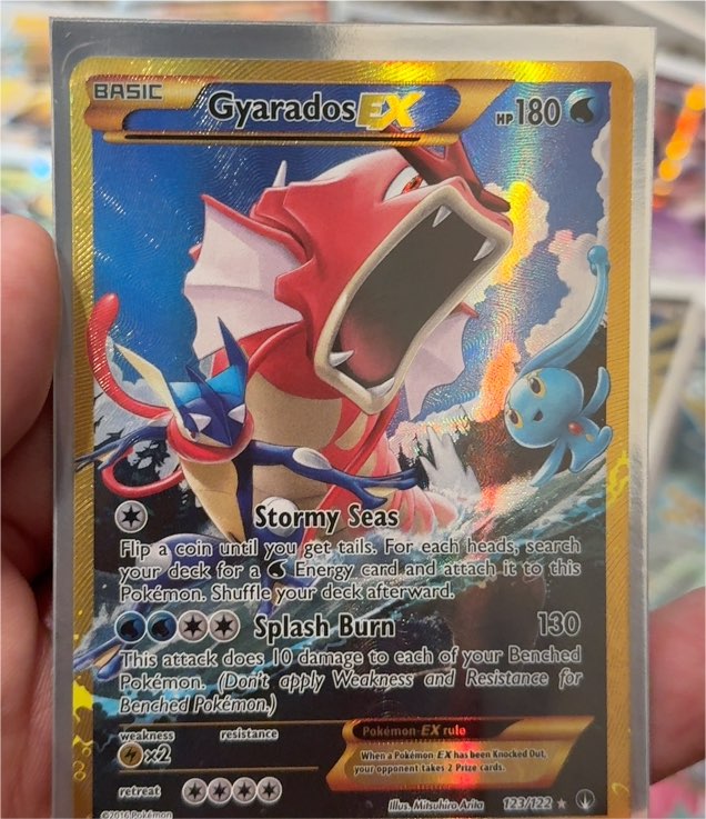 2016 Pokémon Breakpoint #123/122 Gyarados EX — front