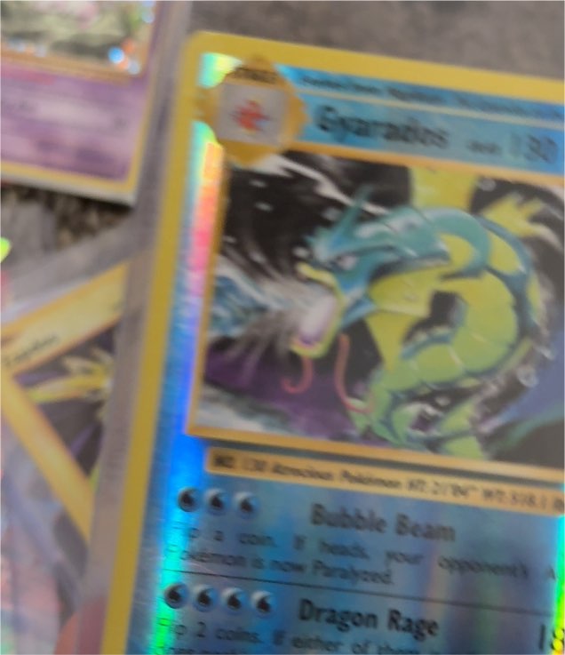 1999 Pokémon #6 Gyarados — front