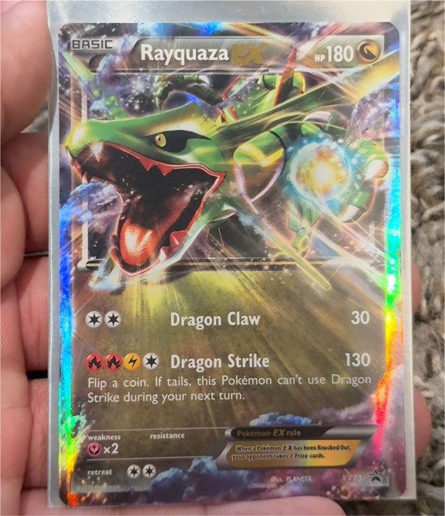 2015 Pokémon XY Promo #XY73 Rayquaza EX — front