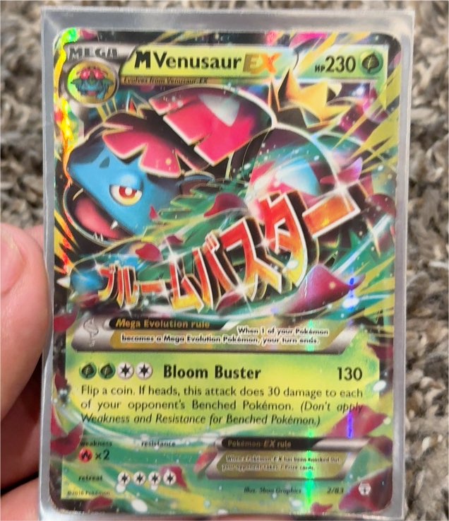 2016 Pokémon TCG Generations #2 Mega Venusaur EX — front