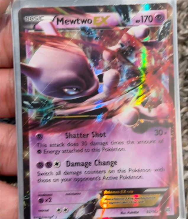 2015 Pokémon XY Breakthrough #62 Mewtwo EX — front