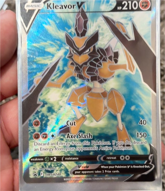 2022 Pokémon Sword & Shield #SWSH248 Kleavor V — front
