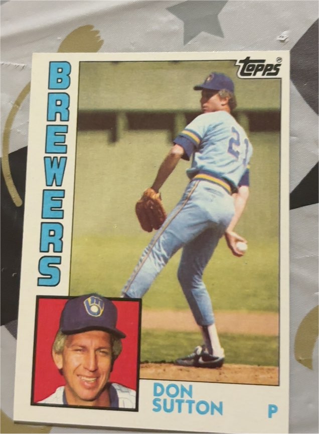 1984 Topps #35 Don Sutton — front